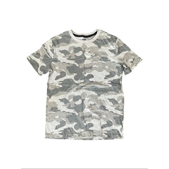 Old Navy Boys' Camo Print Crewneck Tee – Size XL (14–16) - Picture 1 of 3
